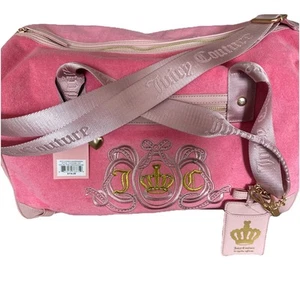 NUEVO CON ETIQUETAS JUICY COUTURE Daydreamer Lovers Club Weekender Rosa Limonada Bolsa de Lona Viral - Imagen 1 de 4
