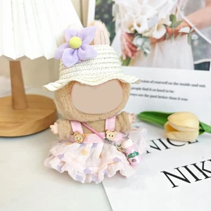 Clothes for 17cm Doll, Skirt Set - Hat Skirt Outfit Premium Fashion Cute Dress - Picture 1 of 13