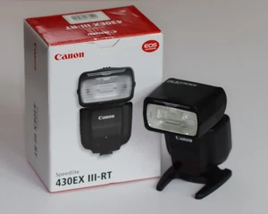Canon Speedlite 430EX III-RT Flash, Open Box All Accessories - Picture 1 of 4