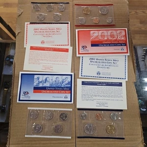2002 United States mint uncirculated coin set - 20 coins - Picture 1 of 2