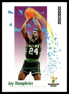 1991-92 SkyBox Jay Humphries Milwaukee Bucks #158 - Image 1 of 2