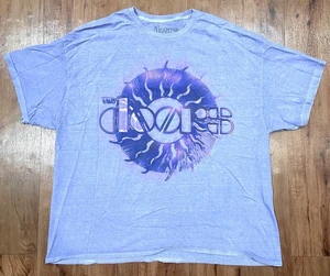 Maglietta The Doors Rock Band taglia L/XL 1970 Tour maglietta viola - Foto 1 di 6