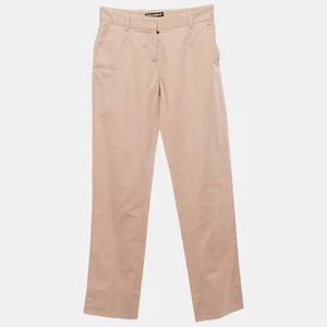 Dolce & Gabbana Pink Gabardine Skinny Trousers XS - Picture 1 of 5