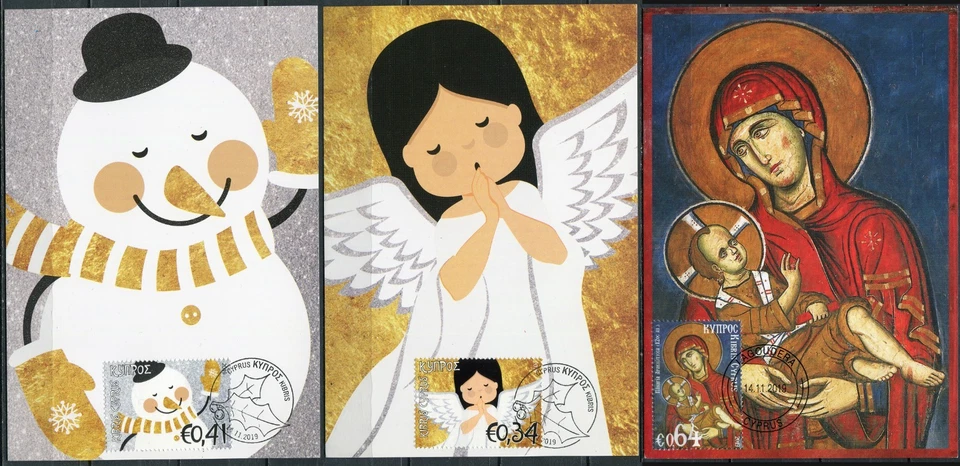 Chipre 2019 Navidad (Juego Maxi Tarjetas. Como nuevo) Foto 1 de 1