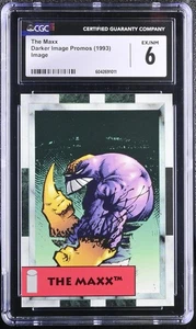 The Maxx CGC 6 Image Comics 1993 Darker Image Promos Card Sam Kieth EX/NM - Picture 1 of 2