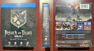 Attack on Titan: The Complete Series, Seasons 1-4 (Blu-Ray, 8-Disc, Box-Set) - Image 1 of 4