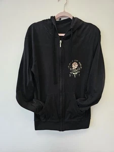 Jimmy Eat World Concert Hoodie L 2017 Summer Tour Integrity Blues Skeleton - Picture 1 of 5