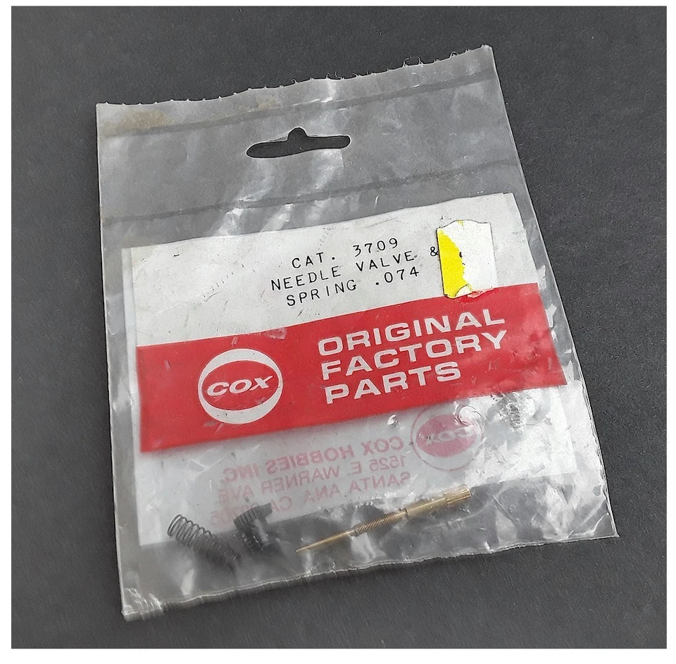 COX Original Factory RC Airplane Parts 3709 Needle Valve Spring For .074 Engine
