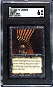 1993 Magic: The Gathering Arabian Nights Oubliette Light Variation SGC 6 EX NM - Picture 1 of 1