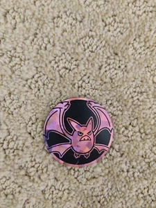Crobat Cracked Ice Holo Purple Jumbo Coin Official Pokemon TCG Near Mint - Picture 1 of 2
