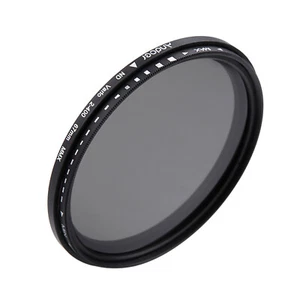Andoer 67mm Fader Neutral Density ND2 to ND400 Variable Filter for Canon W7C6 - Picture 1 of 1