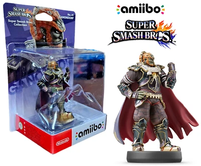 Ganondorf Amiibo - Super Smash Bros Series | Nintendo Switch Wii U 3DS - NUEVO Foto 1 de 3