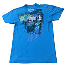 Anchorblue Y2k Stereo Maxi Graphic Tshirt Mens M Blue Vapor Music Mallcore Spot
