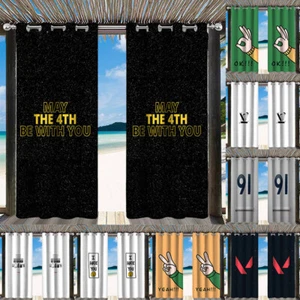3D Ripple Modern Series Printed Bedroom Living Room Sunshade Curtains - Picture 1 of 19