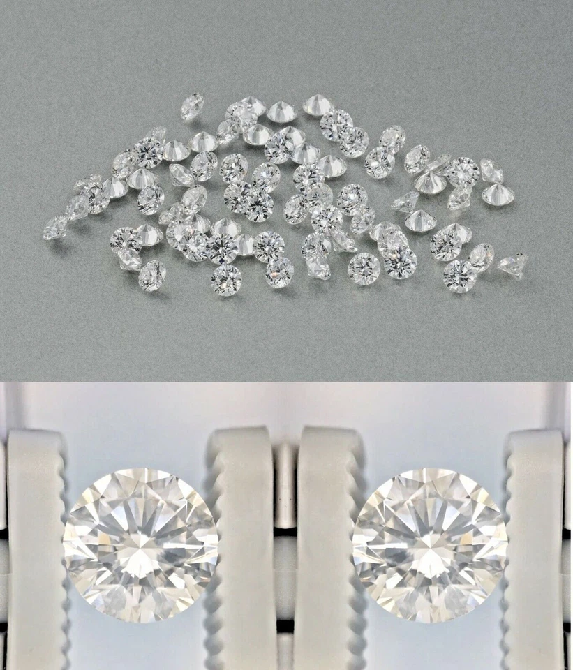HPHT Diamond For Watch FG SI1 1.9mm Round Cut 0.50ct/20 Pcs Lot AC-312 - Image 1 of 4