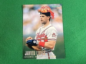 1996 Fleer Tiffany #298 Javier Lopez Atlanta Braves - Picture 1 of 1