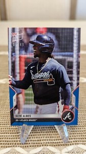 2022 Topps Now Road to Opening Day Blue #2/49 Ozzie Albies OD-229 Atlanta Braves