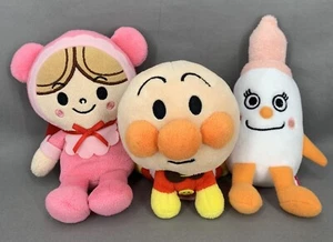 Anpanman Pretty Beans Plüsch 3er Set! Akachanman Milkboy Baby Anpanman SEGA - Bild 1 von 15