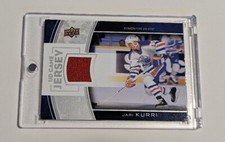 2013-14 Upper Deck Series One UD Game Jersey Jari Kurri #GJ-JK Edmonton Oilers