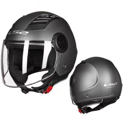 LS2 Motorcycle Half Face Helmet Street Racing Scooter Helmets All Season 562 - Image 1 of 4