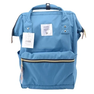 Sea Blue Anello Japan Unisex Fashion Backpack Rucksack Diaper Travel Bag - Picture 1 of 9