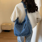 Ladies Denim Shoulder Bags Multi Pocket Satchel Women's Vintage Messenger Bag