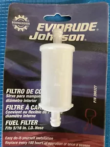 OMC 398327 Evinrude Johnson OEM Fuel Filter - Picture 1 of 3