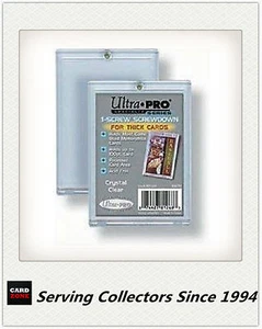 Ultra Pro 1-Screw Screwdown Single 100P Card Rigid Holderx2-Soccer THICK Card - Picture 1 of 2