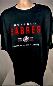 NWT VTG *EMBROIDERED* 90's Buffalo Sabres GOAT HEAD T-Shirt 2XL Lee NEW - Picture 1 of 4
