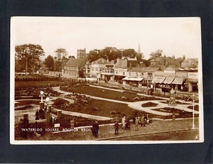 F1561 UK Waterloo Square Bognor Regis PU1933 RPPC vintage postcard - Picture 1 of 2