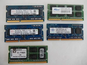 10GB (5X2GB) DDR3 10600S Laptop Memory RAM - Picture 1 of 2