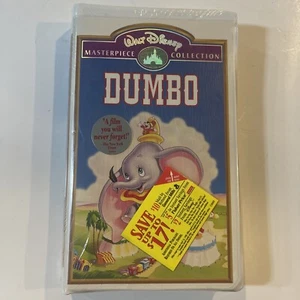 Disney Dumbo Masterpiece Collection White Clamshell VHS New Sealed READ! - Picture 1 of 4