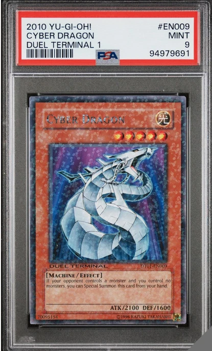 PSA 9 Yu-Gi-Oh! Cyber Dragon DT01 - Image 1 of 1