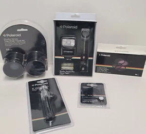 Polaroid Studio Series 58mm 2.2x Telephoto 0.43x Wide Angle Lens Kit and Extras - Picture 1 of 6