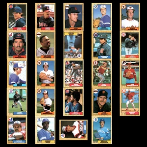 1987 O-Pee-Chee Lot 24 Baseball Cards Set Collection MLB - Picture 1 of 8