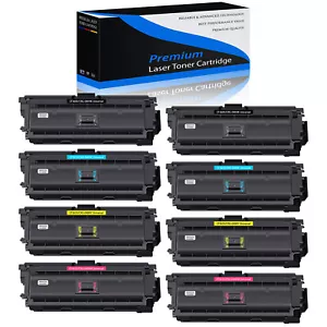 8 PACK 508X Toner for HP CF360X CF361X CF362X CF362X M552dn M553n MFP M577dn - Picture 1 of 24