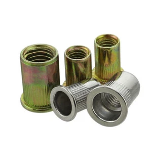 M3 4 5 6 8 10 12 Tuercas de Remache Chapadas en Zinc Tuerca de Remache Aluminio Tuercas de Remache Kit NUEVO - Imagen 1 de 13