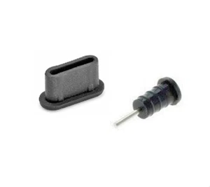 TAPON ANTIPOLVO para puerto USB Tipo C y JACK 3.5MM de Motorola Moto G35 5G - Zdjęcie 1 z 1
