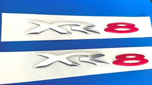 Ford XR8 Letter Badge Falcon XR8 Badge with Self Adhesive Back X 2 Pieces - Picture 1 of 5