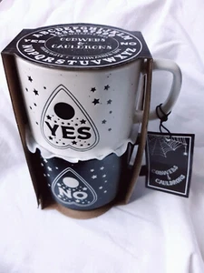 NEW Set of 2 Stacked Spooky Ouija Pattern Mugs Cups - Halloween TKMaxx A - Picture 1 of 6