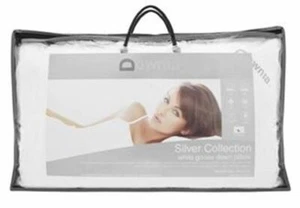 Downia Silver Collection - Goose Down Soft Luxurious Bed Pillow - Picture 1 of 3
