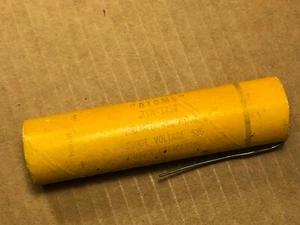 NOS Vintage Sprague Atom 100 uf 450v Capacitor TVA-1718 Tube Amp Cap 1961 - Picture 1 of 8