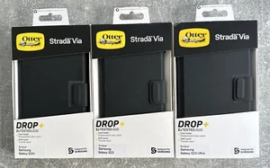 GENUINE OTTERBOX STRADA VIA S23 / S23+ / S23 ULTRA WALLET COVER FLIP FOLIO CASE - Picture 1 of 3