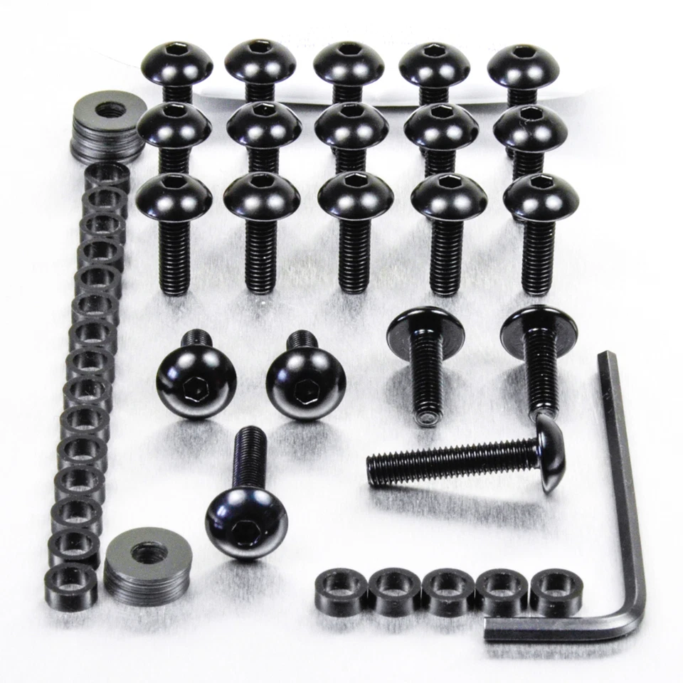 Aprilia RSV4 Factory Black Aluminum Fairing Screw Kit - Image 1 of 1