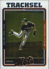 2005 Topps Chrome New York Mets Baseball Card #119 Steve Trachsel