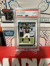 2021 Donruss Zach Wilson Rated Rookie Card RC #252 PSA 10 GEM MINT Jets