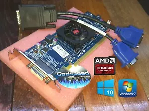 Windows 10 Dell Optiplex 3010 7010 9010 SFF Low-Profile Dual VGA Video Card - Picture 1 of 4