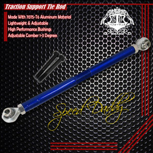 STAINLESS SS REAR LOWER TRACTION SUPPORT TIE ROD/BAR FITS 89-98 S13 S14 BLUE