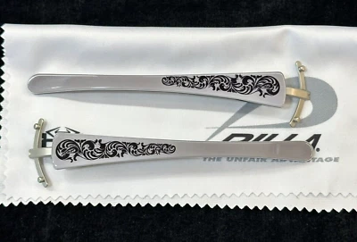 全新 2024 ~ Pilla Outlaw X6 银色卷轴 VIPER 框架 高光泽饰面 寺庙 — 第 1/3 张图片