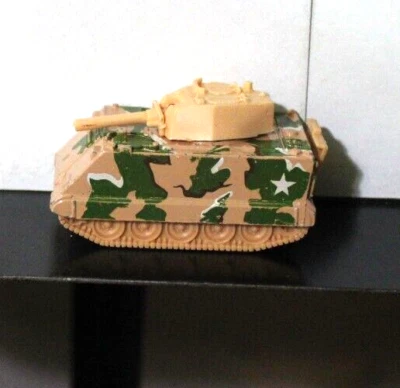 Vintage 1983 Hot Wheels Tan Battle Tank - Military Army - Image 1 of 4